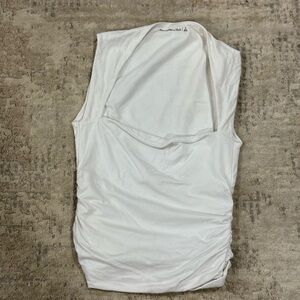 Abercrombie & Fitch White Tank Top
